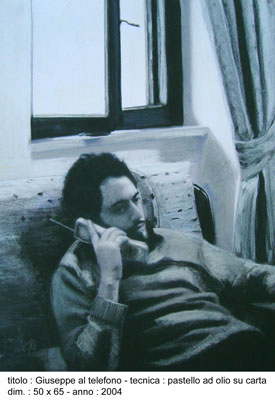 Giuseppe al telefono